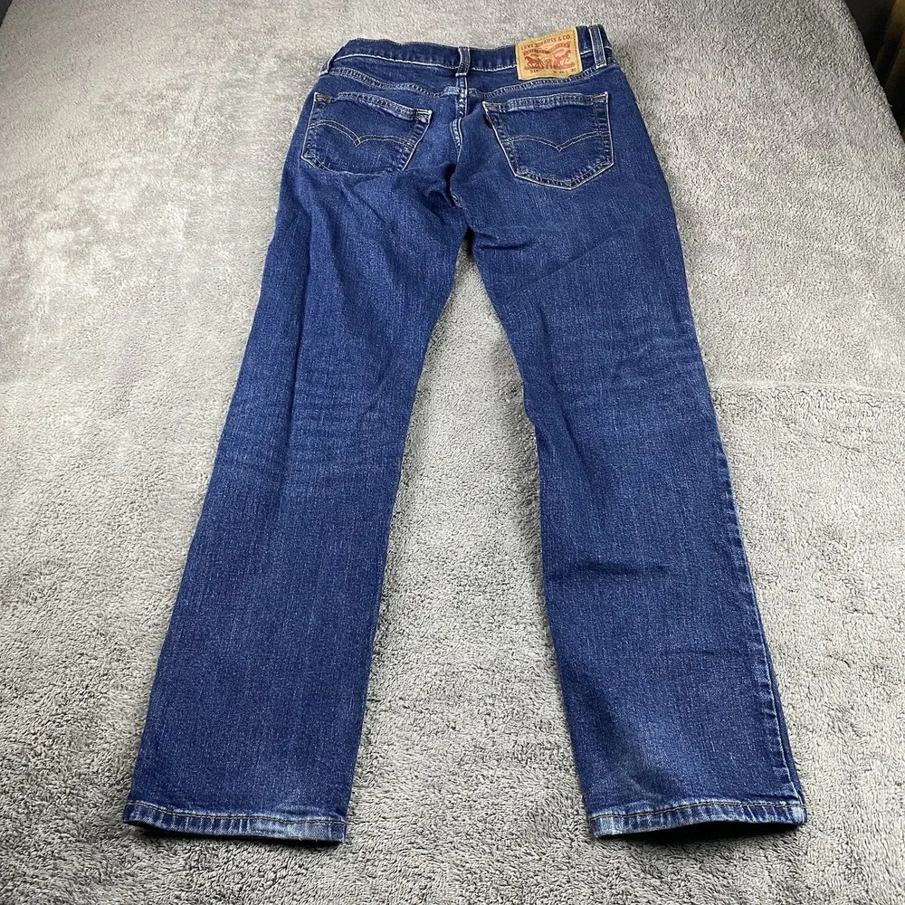 Levis 514 Straight Fit Jeans Mens 28x30 Blue Medium Wash‎ Mid Rise